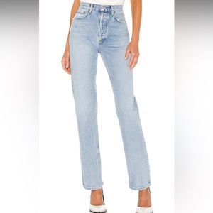 Agolde Lana Straight Jeans, Size 29, Revolve
